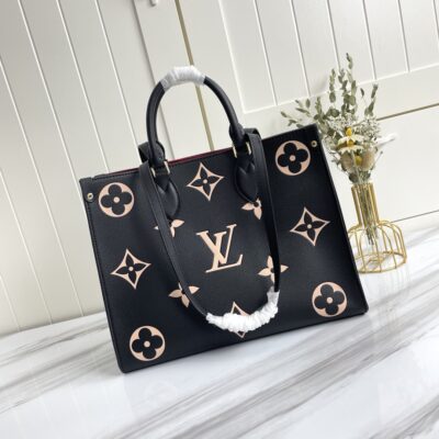 Replica Louis Vuitton Aaa-Onthego Mm Black/Beige